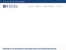 Tablet Screenshot of exceled.com